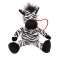 Pluche zebra lorenzo - Topgiving