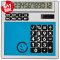 Calculator own design met inlegplaatje - Topgiving