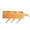 Senza bamboo tapas plate with knifes - Topgiving