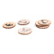 Senza wooden drink plates /6 - Topgiving